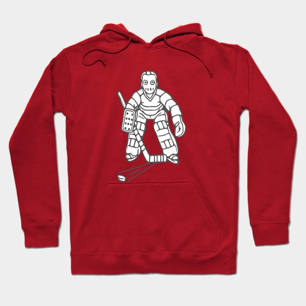 Hockey Goalie Hoodie by KayBee Gift Shop